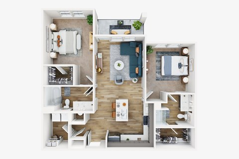 Unit B2 at The Parker Aiken, Aiken, 29801